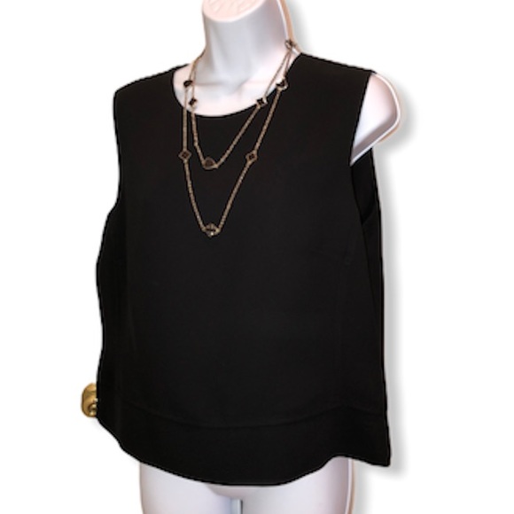 Talbots Tops - ⚡️Final price⚡️ Classy Talbots Black Crop Blouse